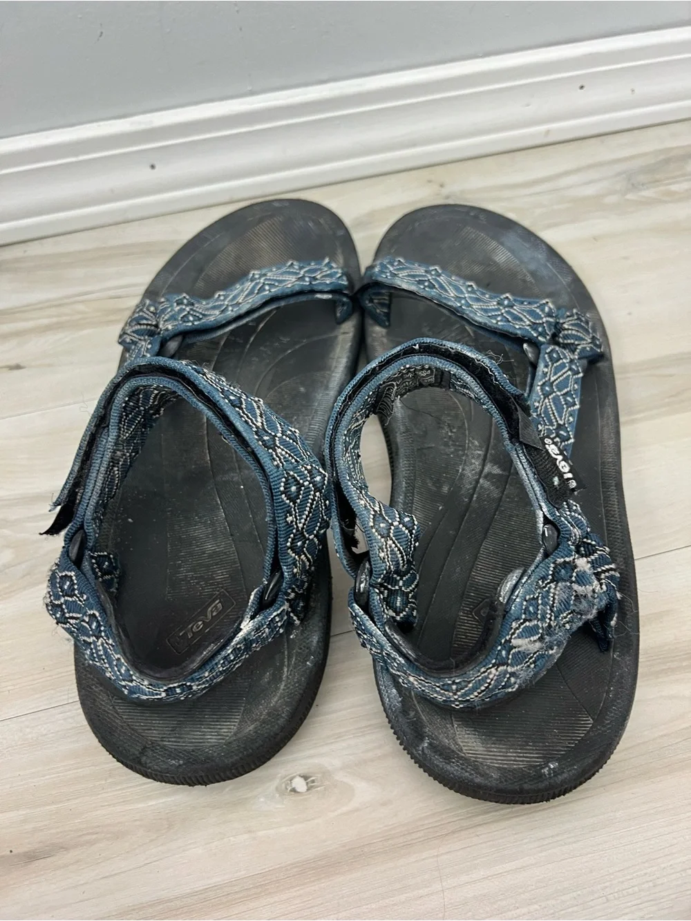 Teva Blue Patterned Sport Sandals